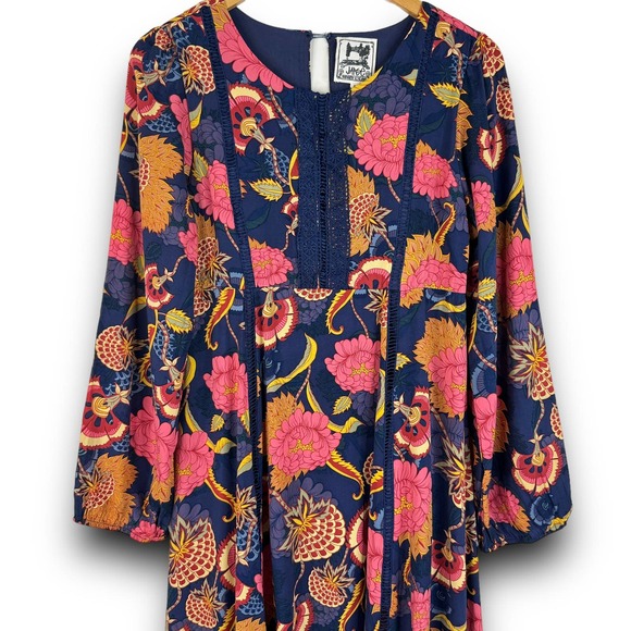 **SOLD*. JAASE Cottagecore Long Sleeve Floral Maxi Dress - Picture 3 of 8